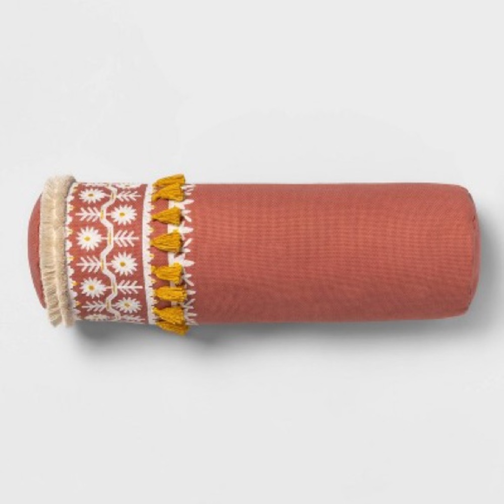 *SOLD!* TWO Opalhouse Bolster Tassel Throw Pillows